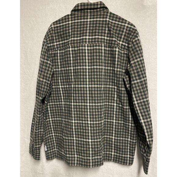 ONLY & SONS Tyson Check Mens Zip-Up Overshirt - SPRUCE Men’s Large - Picture 5 of 9